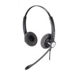 Calltel HW333N Dh Stereo-ear Noise-cancelling Headset – Quick Disconnect Connector