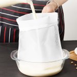 Ultra-fine Reusable Cheesecloth Bag For Straining Soymilk Filter Juice & Beverage Dregs - 59.94X44.96CM - Essential Kitchen Acce