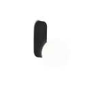 Bubble Metal Wall Light - Gold Black And Opal Glass - Black