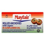 Mayfair Anchovy Rolled Caper 45G
