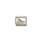 Composable Classic Link Sneaker Silver Glitter