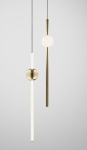Escobar Single Pendant Light Matt Gold