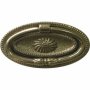Solid Brass Antique Ring Cupboard Handle Oval