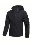 Men's Casual Hooded Waterproof Windbreaker Jacket Coat