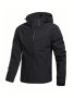 Men's Casual Hooded Waterproof Windbreaker Jacket Coat Regular Fit Coat For Spring Autumn Outdoors Hiking