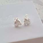 Alisha 925 Sterling Silver Horse Ear Stud Earrings Size 8MM