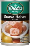 Rhodes Guava Halves In Syrup Fruits