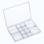 Multi-grid Jewellery Organiser Box - Transparent