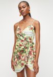 Superbalist Printed MINI Wrap Dress - Fruit Basket Dbl Border