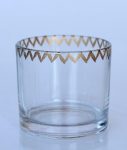 Gold Edge Votive 6X7CM