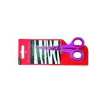 Scissors Clean Cut Blister Card Pink & Blue