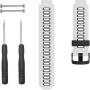 Killerdeals Silicone Strap For Garmin Forerunner S/m/l White & Black