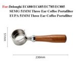 Coffee Accessories Naked Coffee Portafilter Compatible For Classical Red Wood
