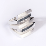 Bold Aella 925 Sterling Silver Ring - 56 Silver