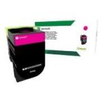Lexmark 808HM Magenta High Yield Return Program Toner Cartridge For CX410E CX410DE CX410DTE CX510DE CX510DHE CX510DTHE 3000 Page