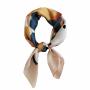 Fonyve Silk Feeling Scarf Medium Square Satin Head Scarf For Women 27.5 Inches