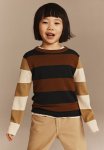 Cotton Jumper - Brown Multi