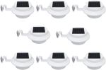 Three Installation Ways Eight Solar Gutter Lights Outdoor LED