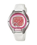 Casio Youth Digital Unisex Watch LW-200 Series - White & Pink