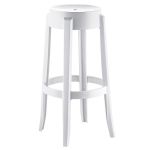 Home Basics 2PK Kalisto Ghost Bar Stool - White