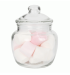 Round Sweetie Jar 14CM H X 7CM W 600ML