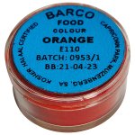 Barco Orange Food Colour 10ML Blue Label