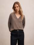 Rumi Cashmere Blend Sweater - XL Mocha