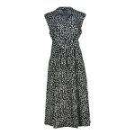 Printed Sleeveless Shirt Dress