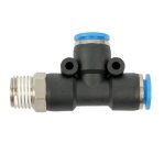AirCraft Pu Hose Fitting Tee 8X8MM X 1 4"M