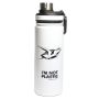 I'm Not Plastic Double Wall Stainless Steel Water Bottle - White