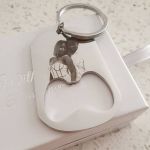 CAS102070 - Personalized Bottle Opener Photo Keyring Stainless Steel