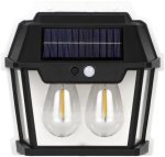 2 Pack Waterproof Outdoor Solar Interaction Wall Lamp 28W