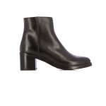Sculpted Block-heel Ankle Boot -dark Brown