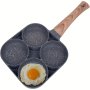 Egg Frying Pan Nonstick Pancake Pans 4-CUPS Cookware Pancake Omelette Pan Aluminium Alloy Egg Cooker