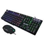 Smte Shipadoo Master Series D500 Black Gaming Keyboard & 1000DPI Gaming Mouse With Keychain