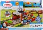 Thomas & Friends Toy Train Playset By Fisher-price Load & Launch Barrel With Classic Motorized Engine & Cargo Car 18 Feet Of Tra