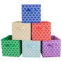 Premium Storage Boxes - Set Of 6 - Multicoloured