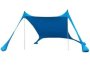 Outdoor Beach Canopy Tent Portable Lawn Camping Fishing Tent Sun Shade Tent - For 4 Blue