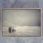 Quintessentially Quiet 1 Art Print - A3 Framed Canvas With Natural Wood Frame