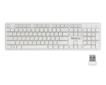 Meetion Slim 2.4G Wireless Keyboard Chocolate Computer Keyboard