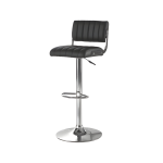 Kitchen Counter Height Adjustable And Swiveling Bar Stool 688-BLACK