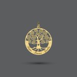 Gold Tree Of Life Pendant