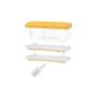 Manual Ice Cube Maker - Press-release Ice Tray With Lid Yellow