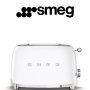 Smeg 50S Style White Retro 2 Slice Toaster TSF01WHSA