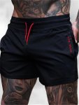 Men's Athletic Gym Shorts Summer Lightweight Quick-dry Stretch Fitness Training Running Shorts Workout Gear