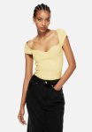 Rib-knit Top - Yellow