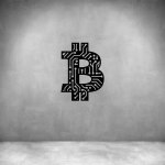Bitcoin - Grey L 1000 X H 740MM