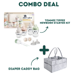 Combo Tommee Tippee Newborn Starter Kit + Diaper Caddy Bag