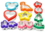 12 Shape Sandwich Cutter Set Fun Bento Lunch Box Tool