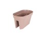 Pot Plastic Pot Capri Balcony Box Taupe Artevasi 60CM